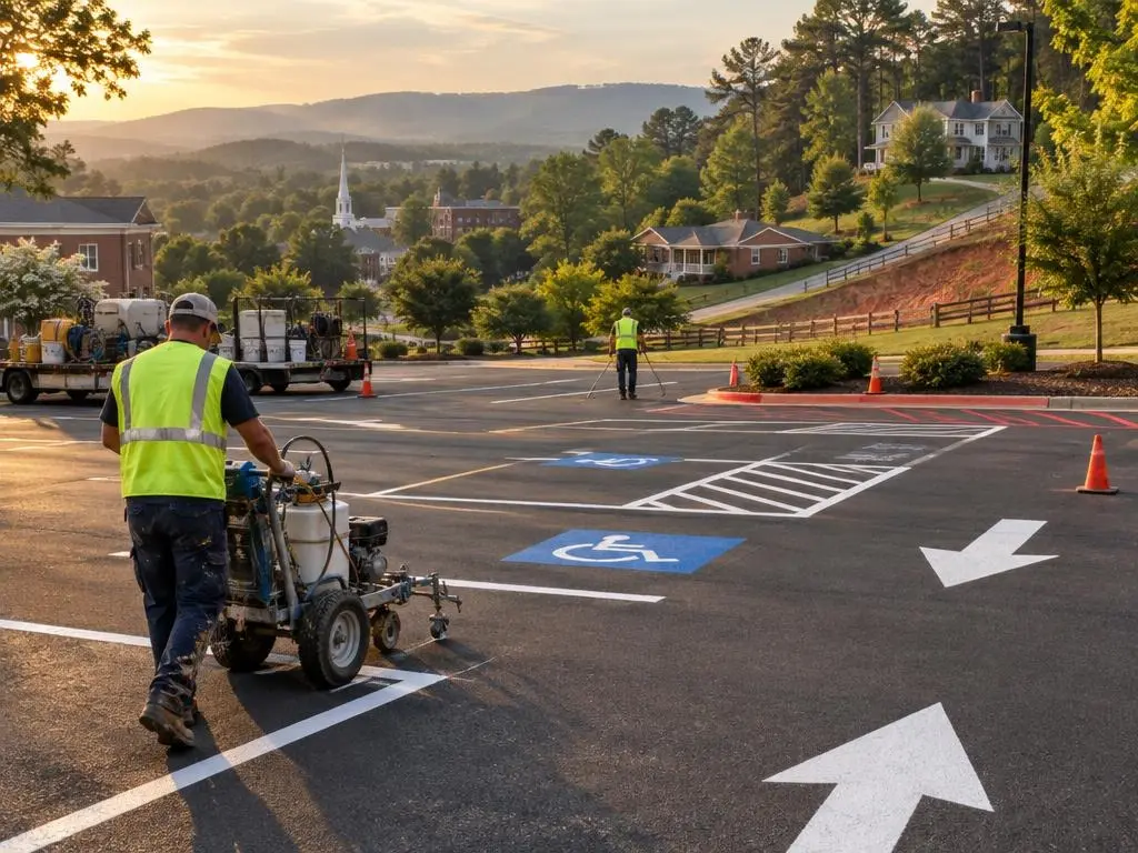 Parking Lot Striping in Athens, GA